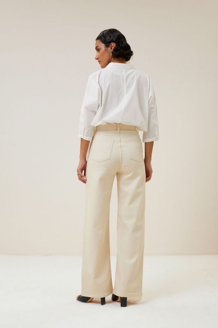 norel poplin blouse 010-off white