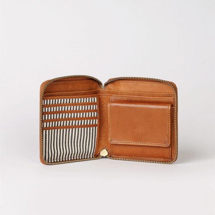 Sonny Square Wallet cognac strombol