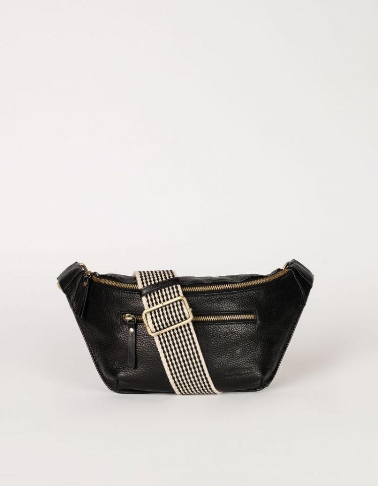 Drew Bum Bag soft grain leathe Black