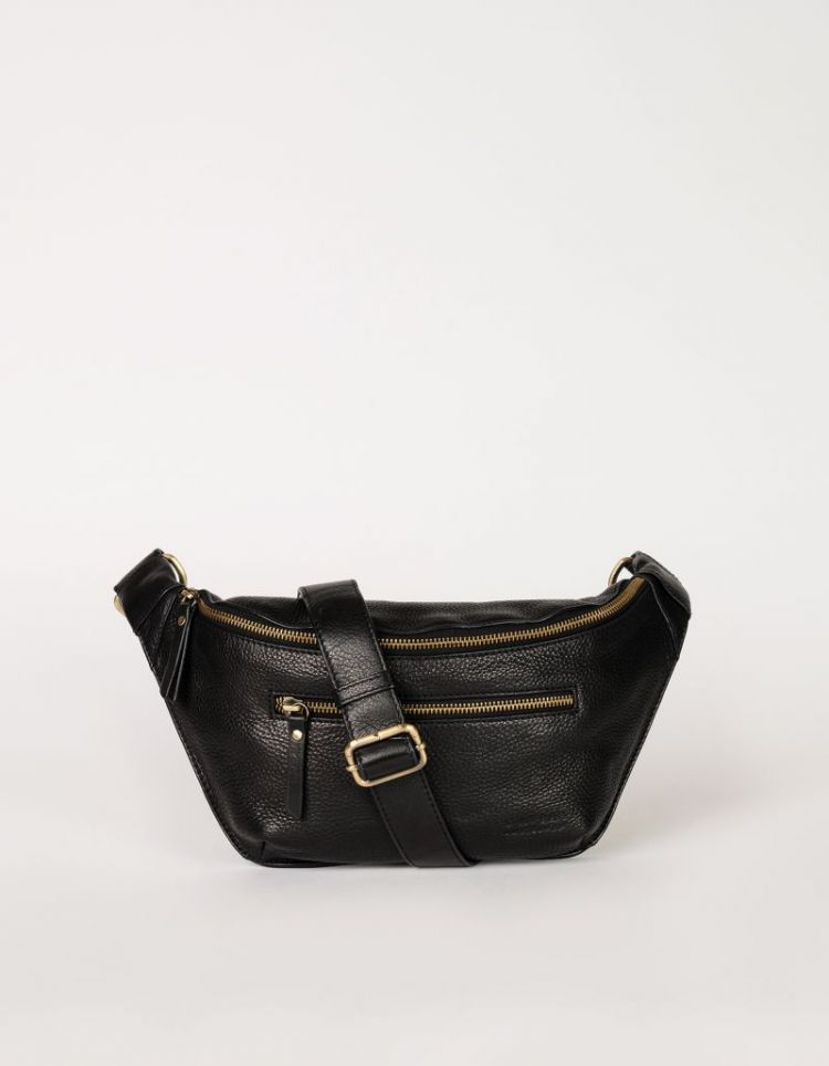 Drew Bum Bag soft grain leathe Black