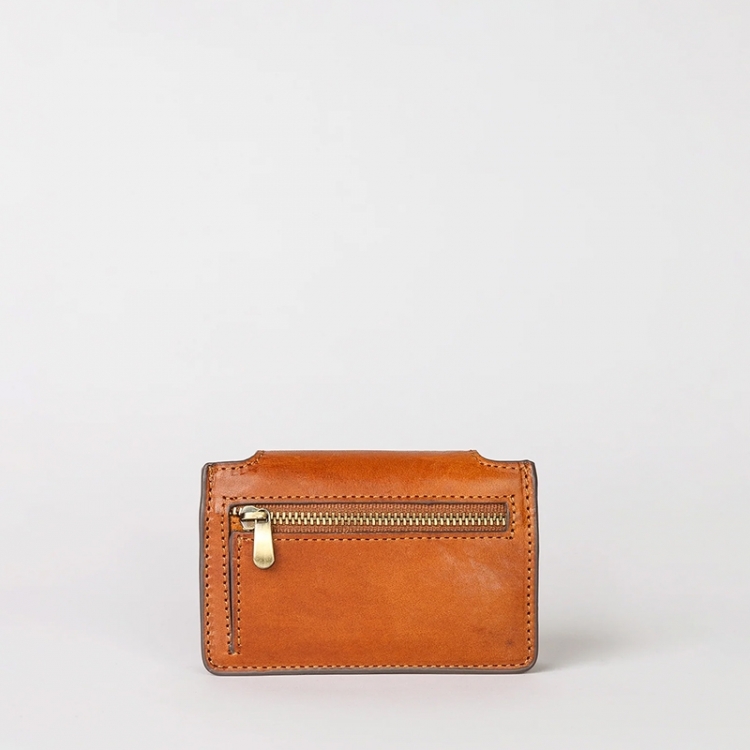 Harmonica Wallet classic leath Cognac