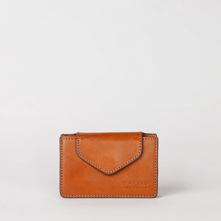 Harmonica Wallet classic leath Cognac