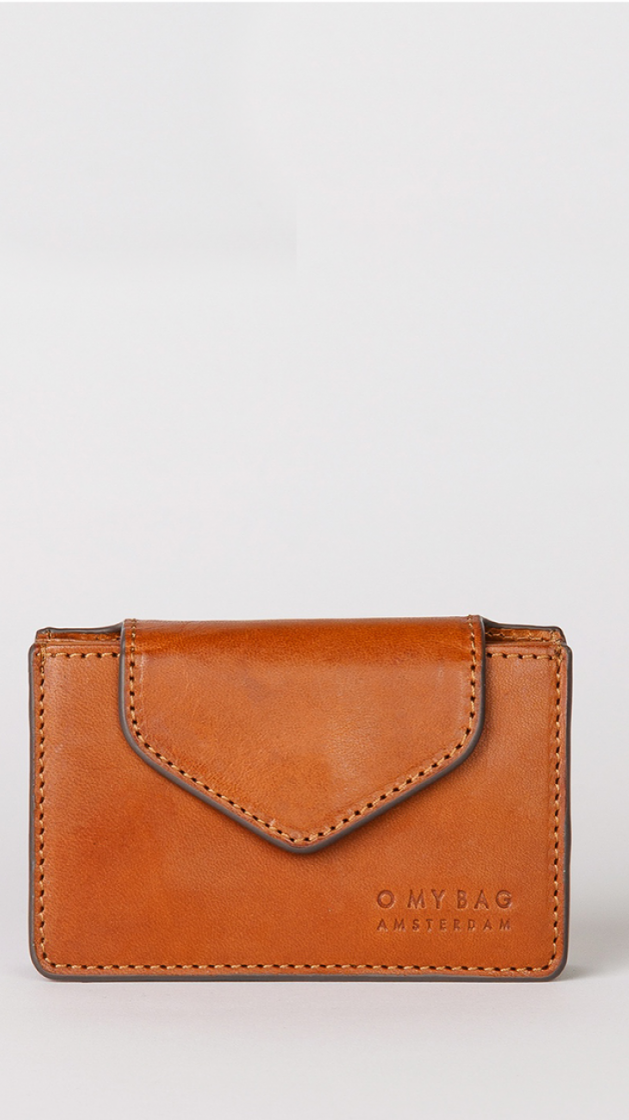 Harmonica Wallet classic leath Cognac