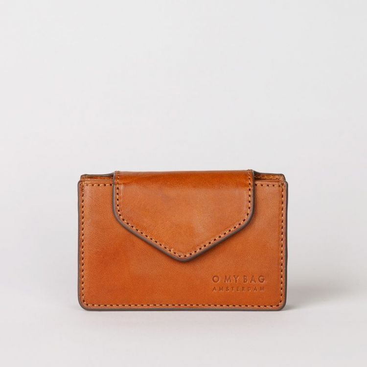 Harmonica Wallet classic leath Cognac