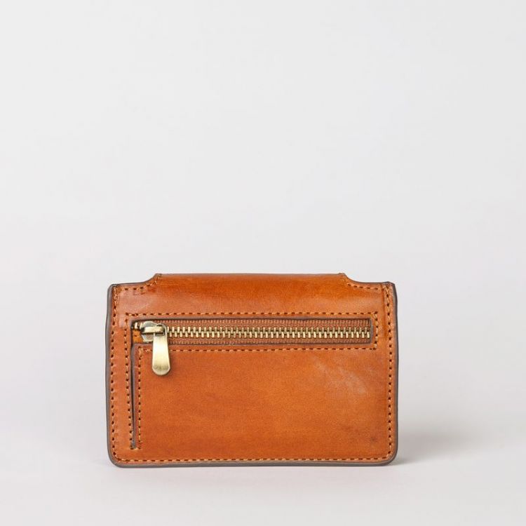 Harmonica Wallet classic leath Cognac