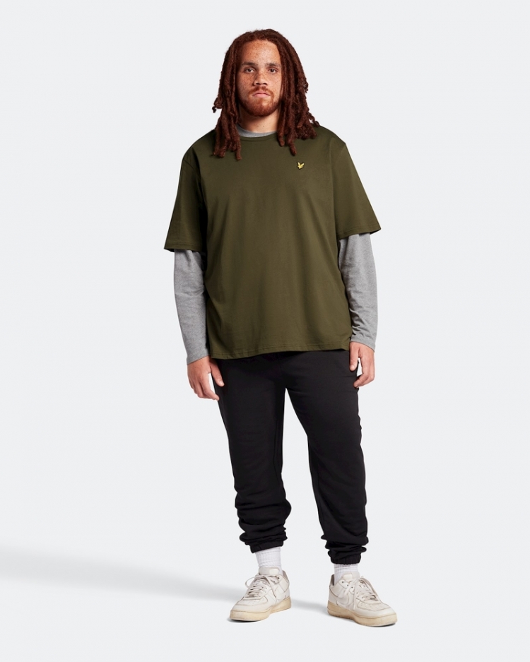 Plain ts W485-Olive
