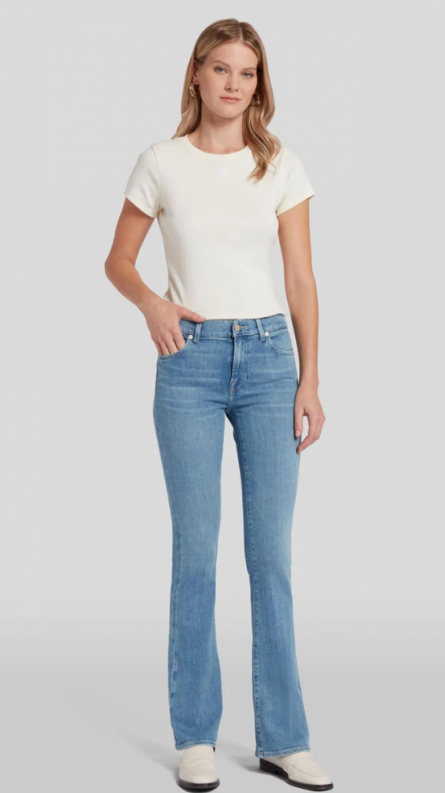 Bootcut slim illusion intro Light Blue