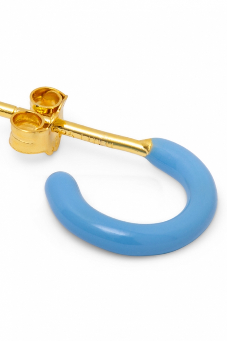 Color Hoop 1Pcs-Enamel Light Blue