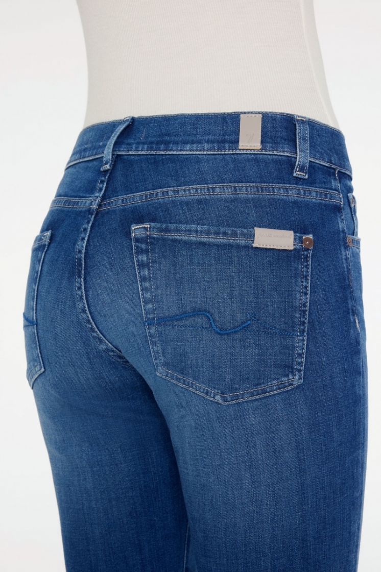Bootcut slim illusion santa mo Mid Bleu