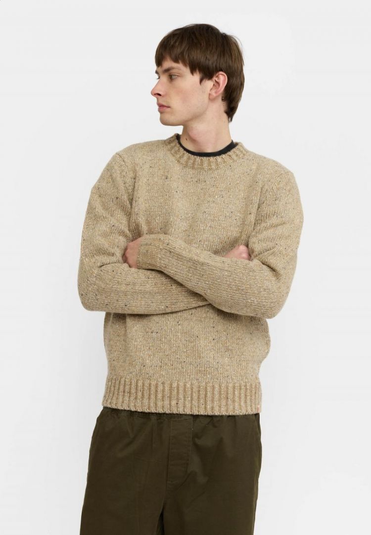 Knit sweater off-white
