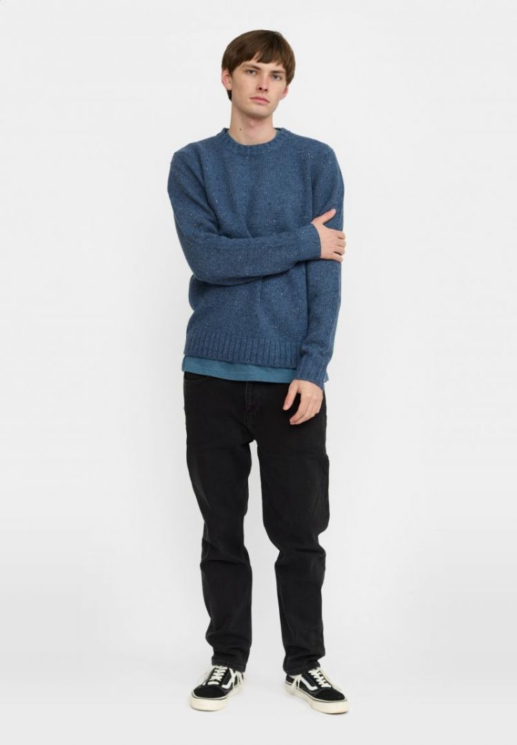 Knit sweater Blue