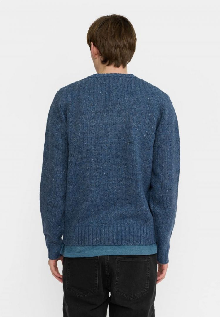 Knit sweater Blue