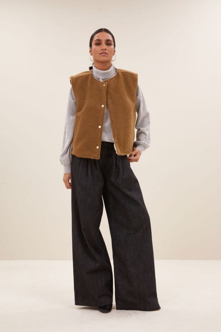 Joelle wool jacktet 735-camel