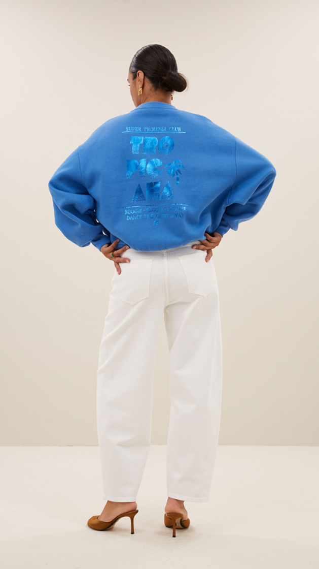 Bibi dancing sweater 675-Queens Blue