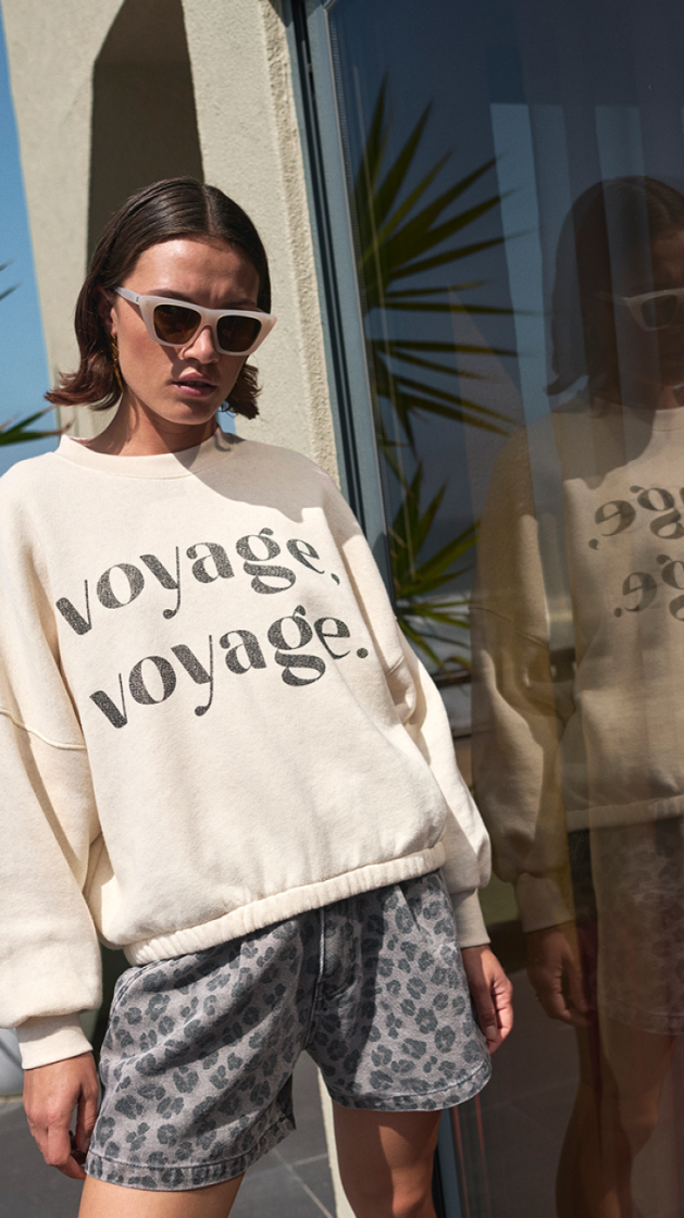 Malyn Voyage Sweater 826-Oyster mele