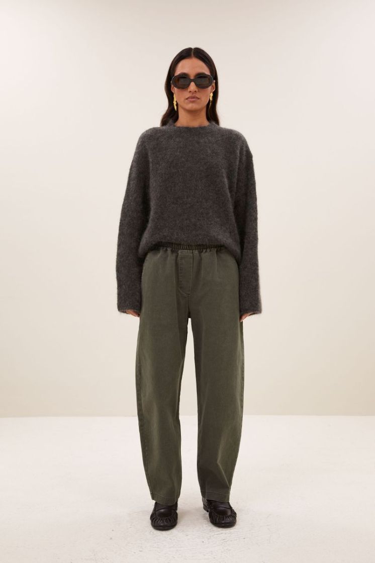 Vasile Pullover 1725-Moss Brown