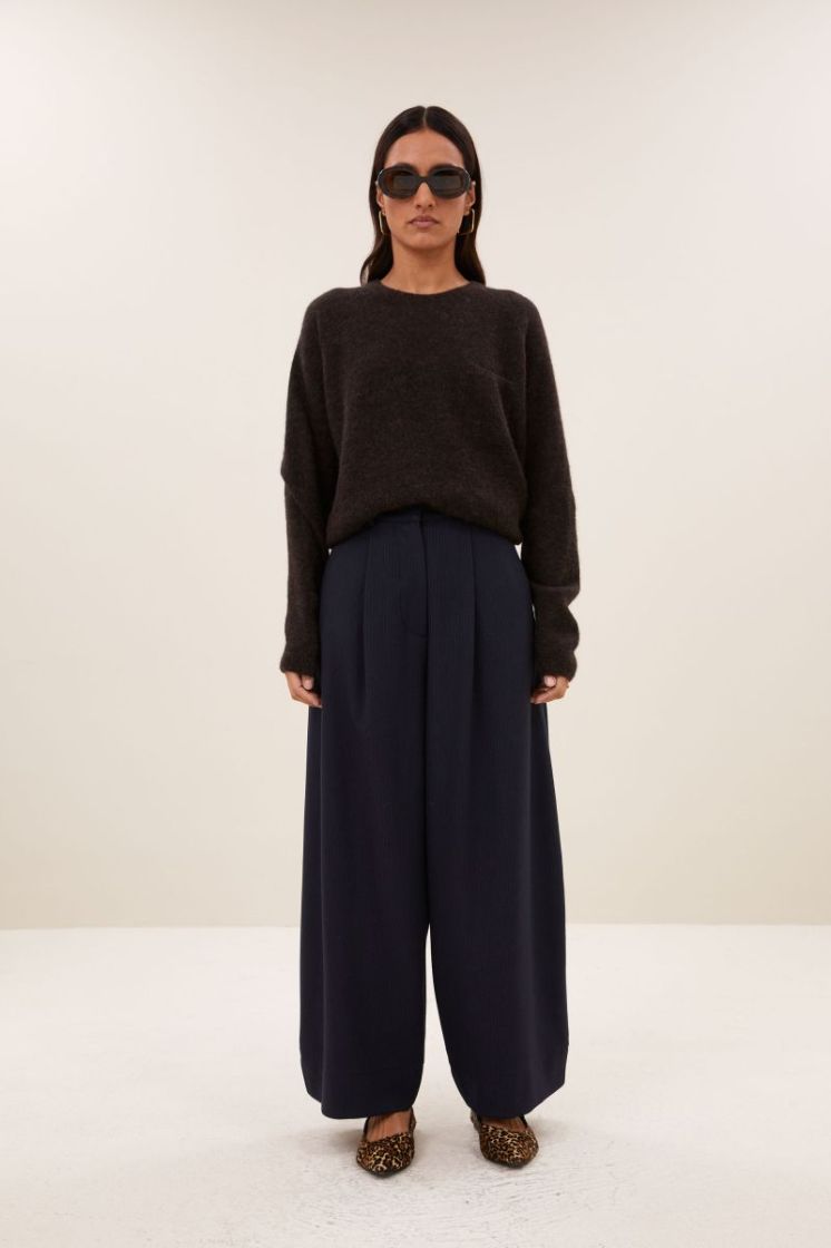 Polly Pullover 787-Deep Brown