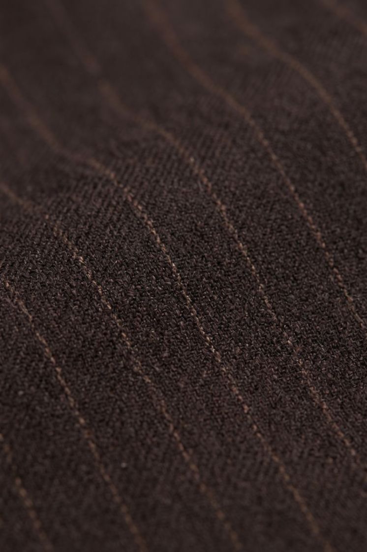 Pell Pinstripe Pants 1728-Brown Stri