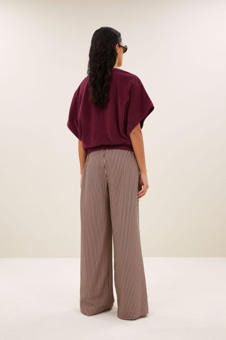 Nuki Slub Top 1339-Burgundy C