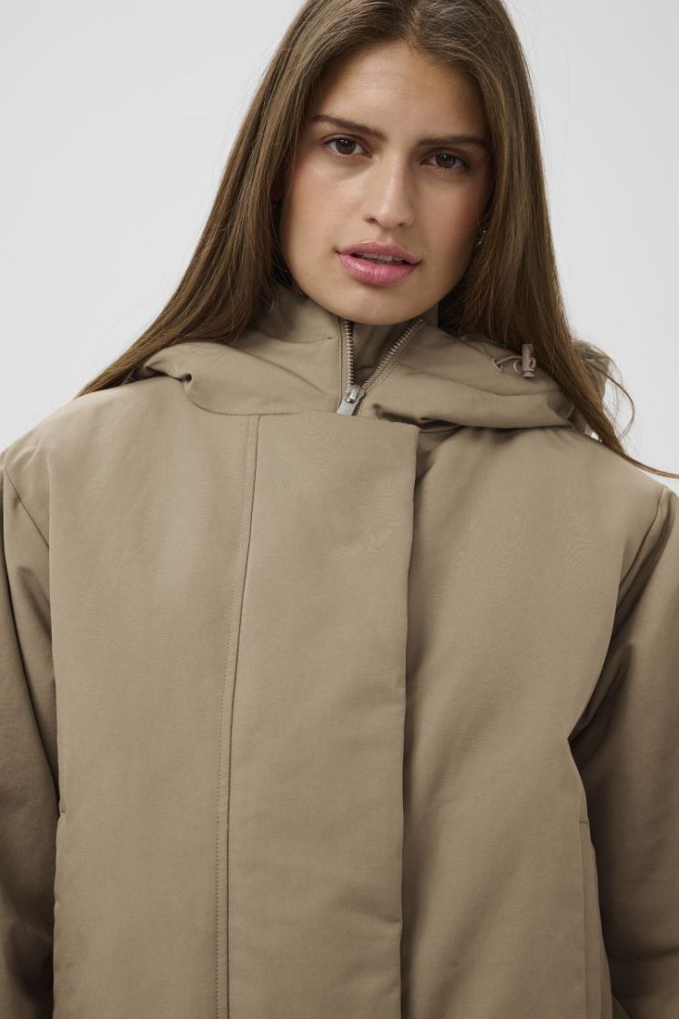 SLAlicie hooded jacket 171311-Deser Ta