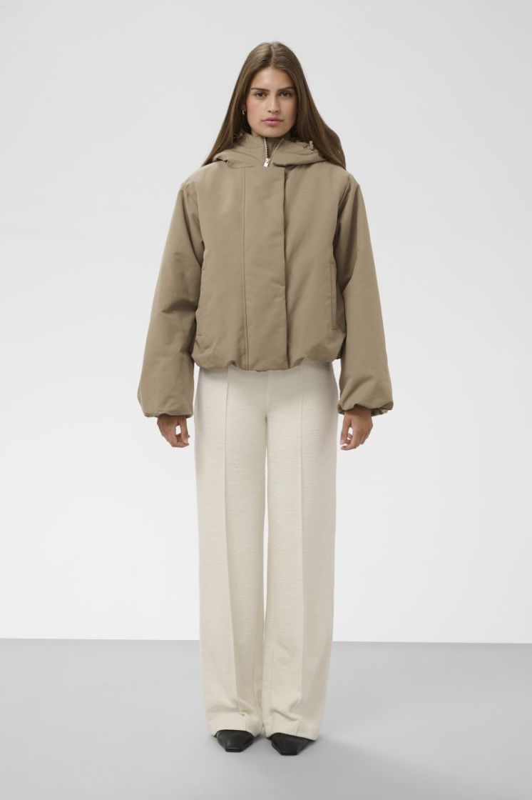 SLAlicie hooded jacket 171311-Deser Ta