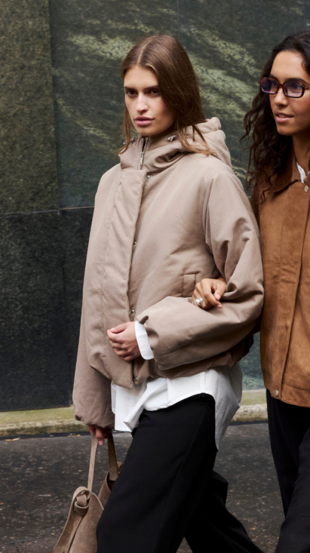 SLAlicie hooded jacket 171311-Deser Ta