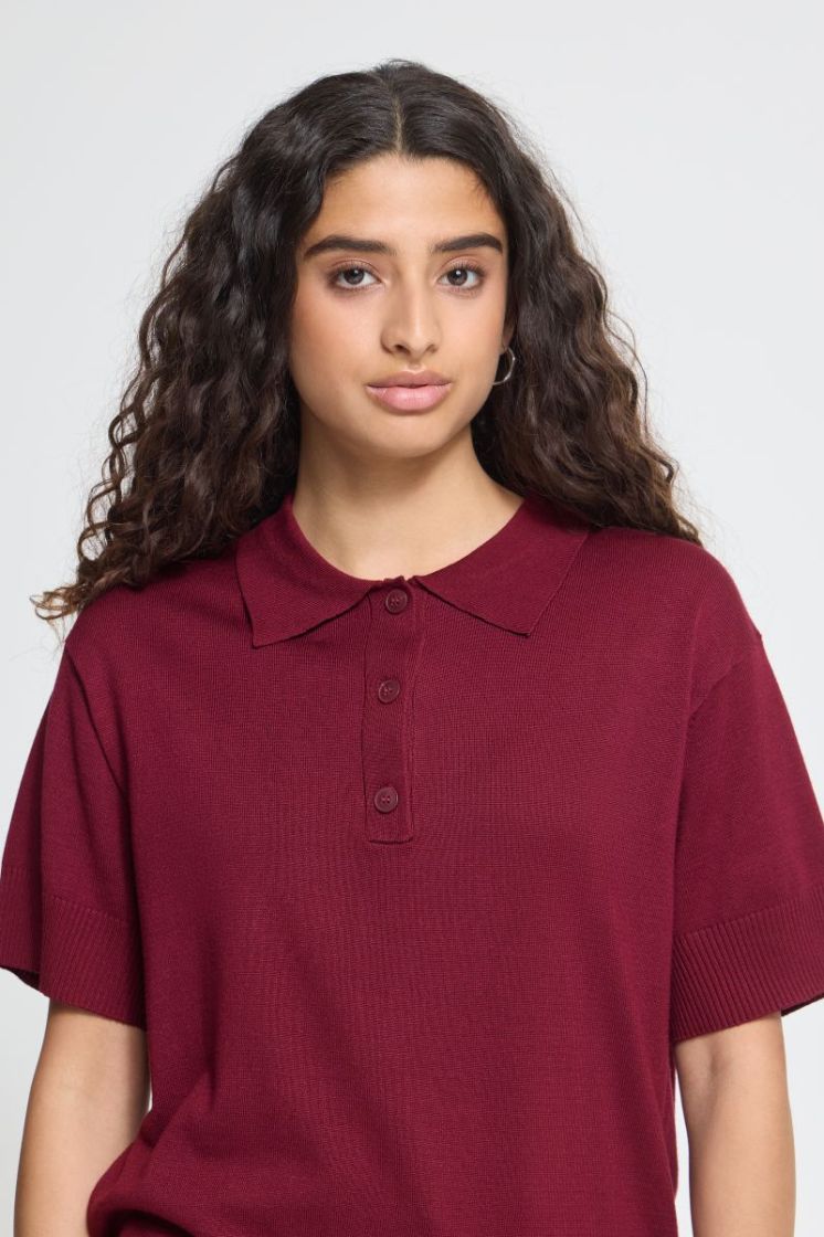 IHLULS POLO SS 192024-Rhododen