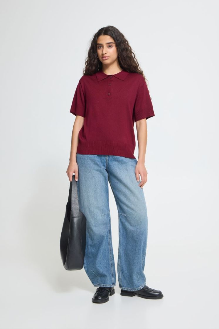 IHLULS POLO SS 192024-Rhododen