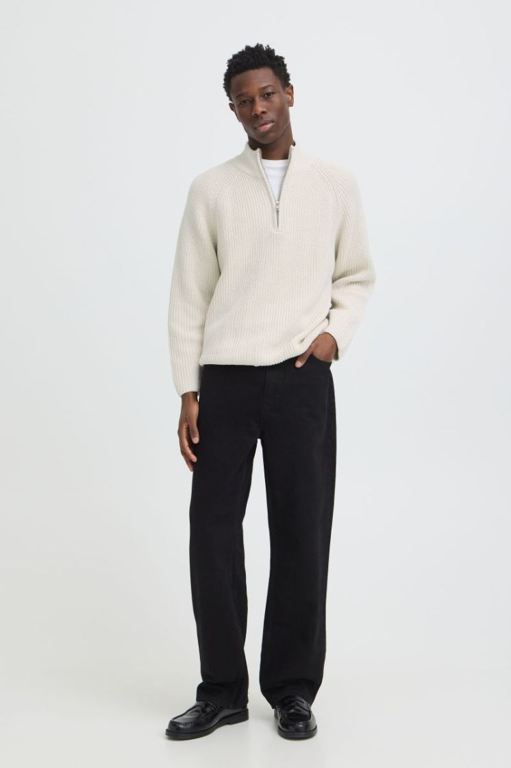 SDWILLIS HI NECK 13041-Oatmeal