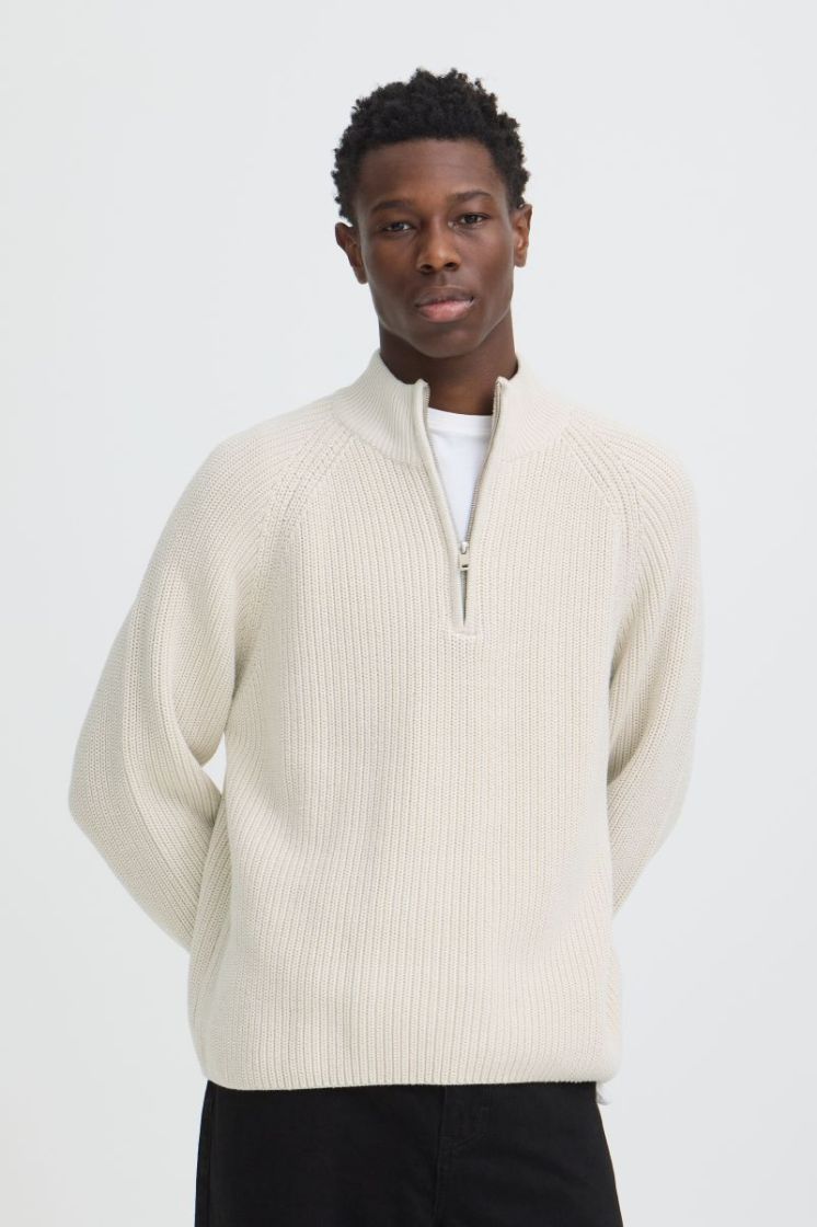 SDWILLIS HI NECK 13041-Oatmeal