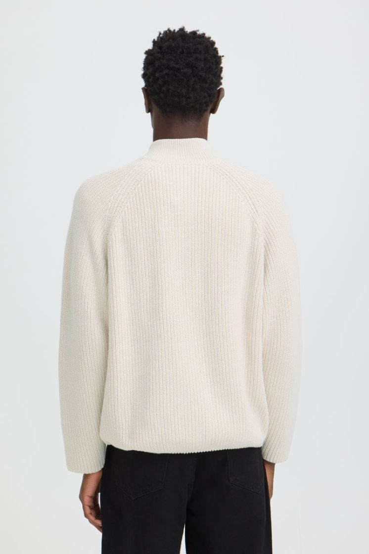 SDWILLIS HI NECK 13041-Oatmeal