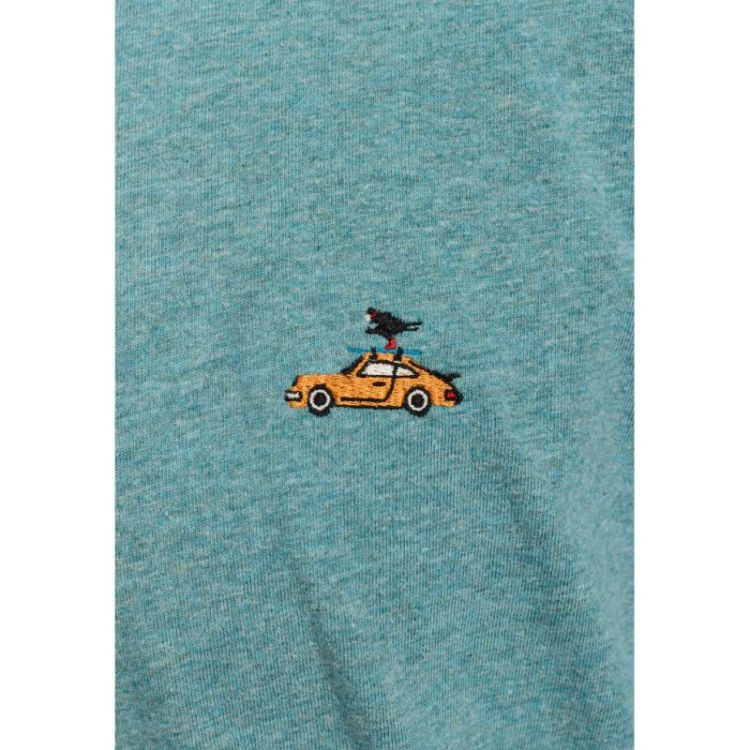 Application T-shirt Turqouise Melan