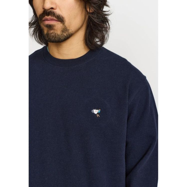 Application Sweatshirt Navy-mel