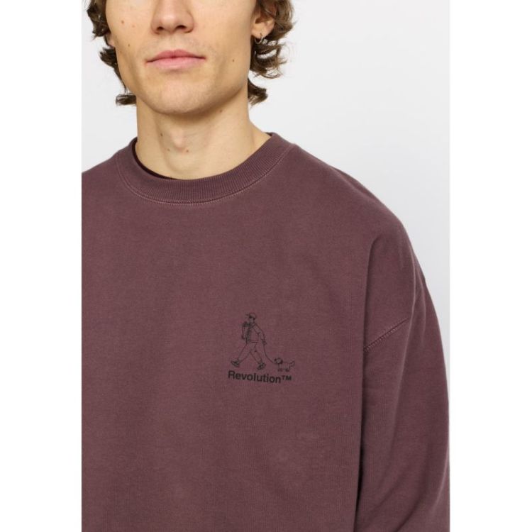 Printed Crewneck Dustpurple