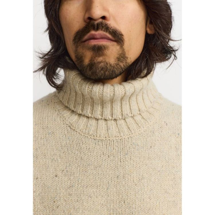 High-Neck Sweater White