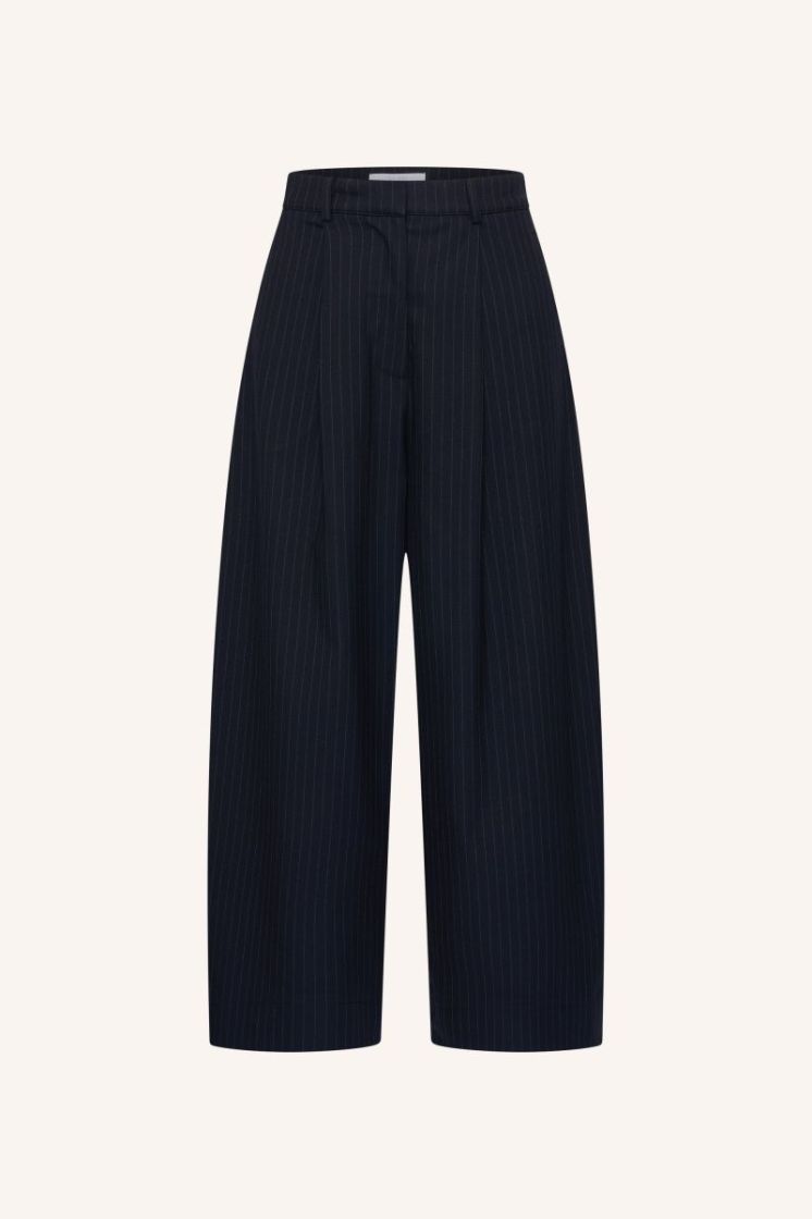 Frida pinstripe pants 856-Midnight